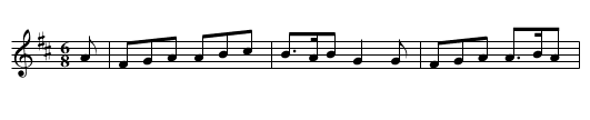 Bessy Bell - staff notation