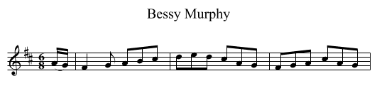 Bessy Murphy - staff notation