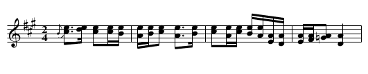 Betty Ann - staff notation