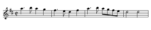 Betty Blue - staff notation