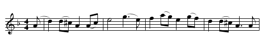 Beväringsmarsch från Härjedalen - staff notation
