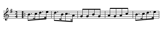 Bevis Mount - staff notation