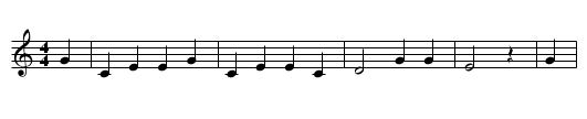 Beware, Oh Take Care - staff notation