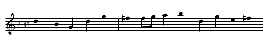 Bezeichnung standardisiert: 18. Tanz in G - nach Drey&szlig;er 1720; - staff notation