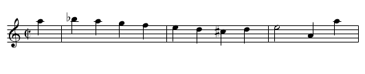 Bezeichnung standardisiert: 63. Tanz in D - nach Drey&szlig;er 1720; - staff notation