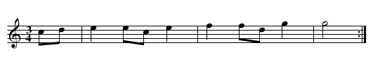Bezeichnung standardisiert: Husaren Dantz [Sammelbezeichnung]; - staff notation