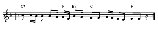 Bicak - staff notation