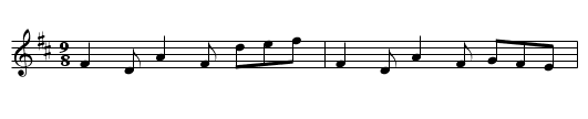 Biddy From Limerick  (slipjig)  1161 - staff notation