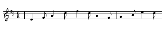 BIDDY THE DARLING - staff notation