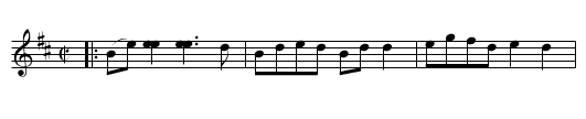 Biddy - staff notation