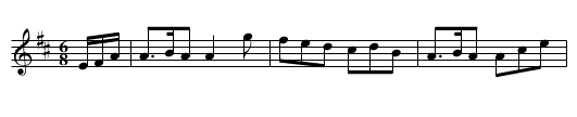 Bídhean tú i bhfad a-muig - staff notation