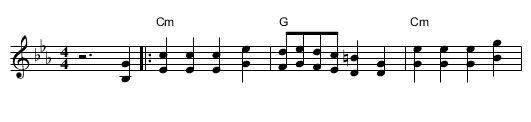 Bielo Litza Kruglolitza - staff notation