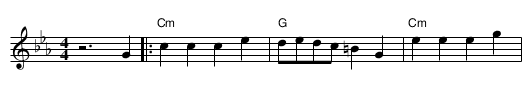 Bielolitza Kruglolitza - staff notation