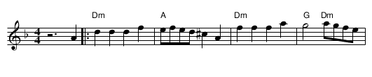 Bielolitza Kruglolitza - staff notation