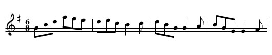 Big Barney - staff notation
