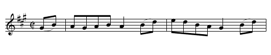 Big Dan O'Mahony    (hornpipe)      1585 - staff notation
