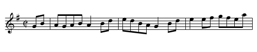 Big Dan O'Mahony - staff notation