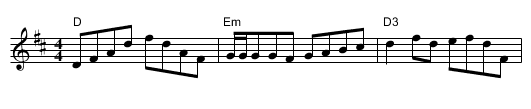 Big John McManus - staff notation