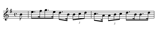Big Kirsty - staff notation