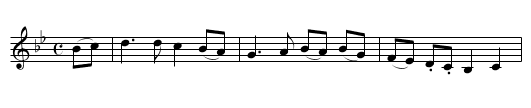 Big Mike the Butcher - staff notation