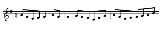Big Pat's Reel - staff notation