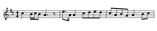 Big Rory - staff notation