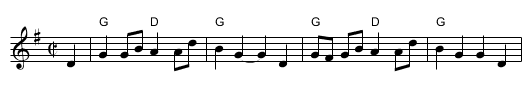 Big Sciota - staff notation