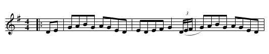 Big Scioty - staff notation