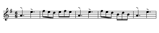 Bill Hart's Jig - staff notation