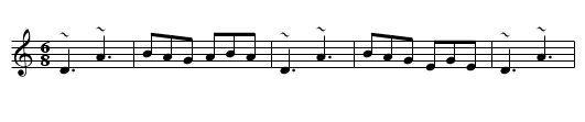 Bill Hart's Jig - staff notation