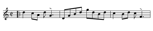 Bill McElvoy's - staff notation