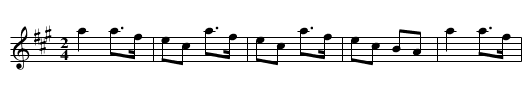 Bill Sullivan's Polka - staff notation