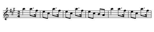 Bill Sullivan's - staff notation