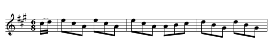 Billy Barlow        (jig)     0840 - staff notation
