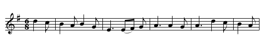 Billy Boy - staff notation