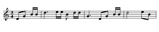 Billy Boy - staff notation
