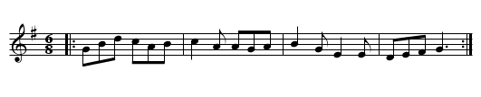 Billy Boy - staff notation
