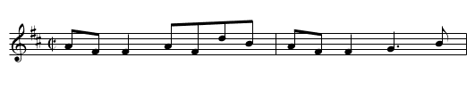 Billy Brocker's - staff notation