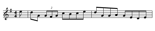 Billy Caples' Reel - staff notation