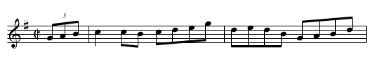 Billy Early - staff notation