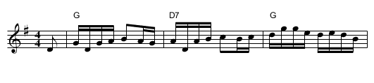 Billy Nicholson - staff notation