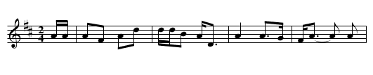 Billy O'Shea - staff notation