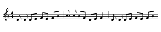 Billy Taylor - staff notation