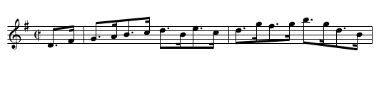 BILLY TAYLOR'S FANCY - staff notation