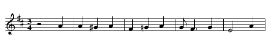 Billy The Kid - staff notation