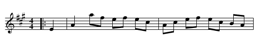 Billy Thom's Reel - staff notation