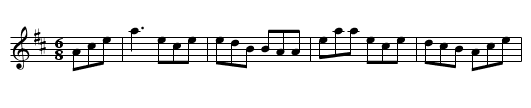 Billy's, Tom - staff notation