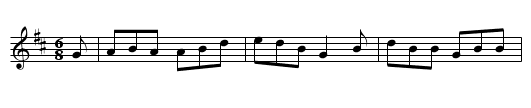 Billy's, Tom - staff notation
