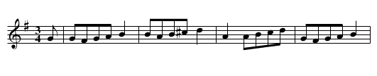 Bim Rössli Adolf - staff notation