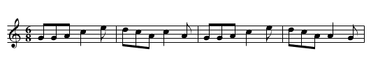 Bímíd ag Ól [1] - staff notation